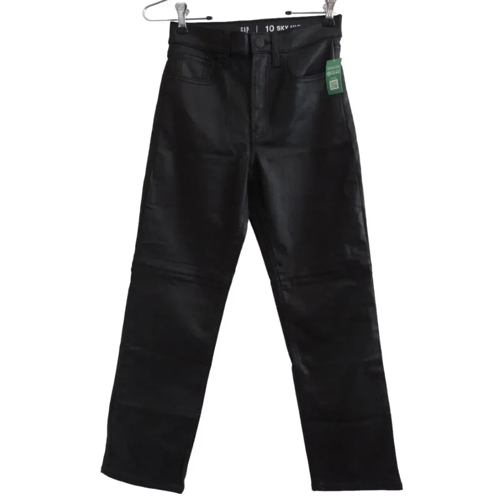 NWT Gap Sky High 90's Jeans Loose Black‎ Sz 10 Teen